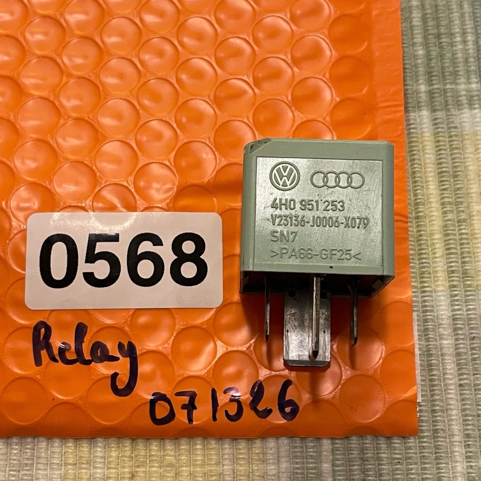 ✅Multifunction Relay 5 Pin 12V For VW Audi Seat Skoda 4H0951253 #️⃣0568
