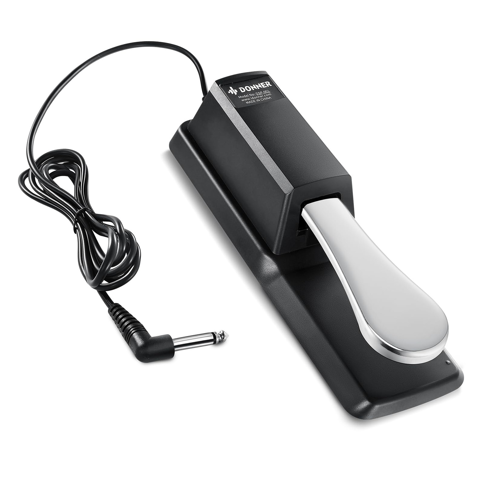 Donner DSP-001 Sustain Pedal for Keyboard, Universal Basic, Black