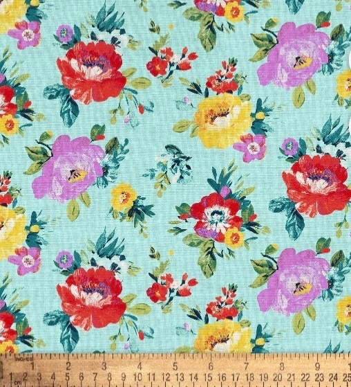 3 YDS Pioneer Woman Sweet Romance QUILT FABRIC