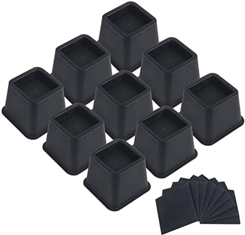 DEDU Bed Risers 3 Inch Heavy Duty 9 Pack, Furniture Risers for Sofas Oversize...