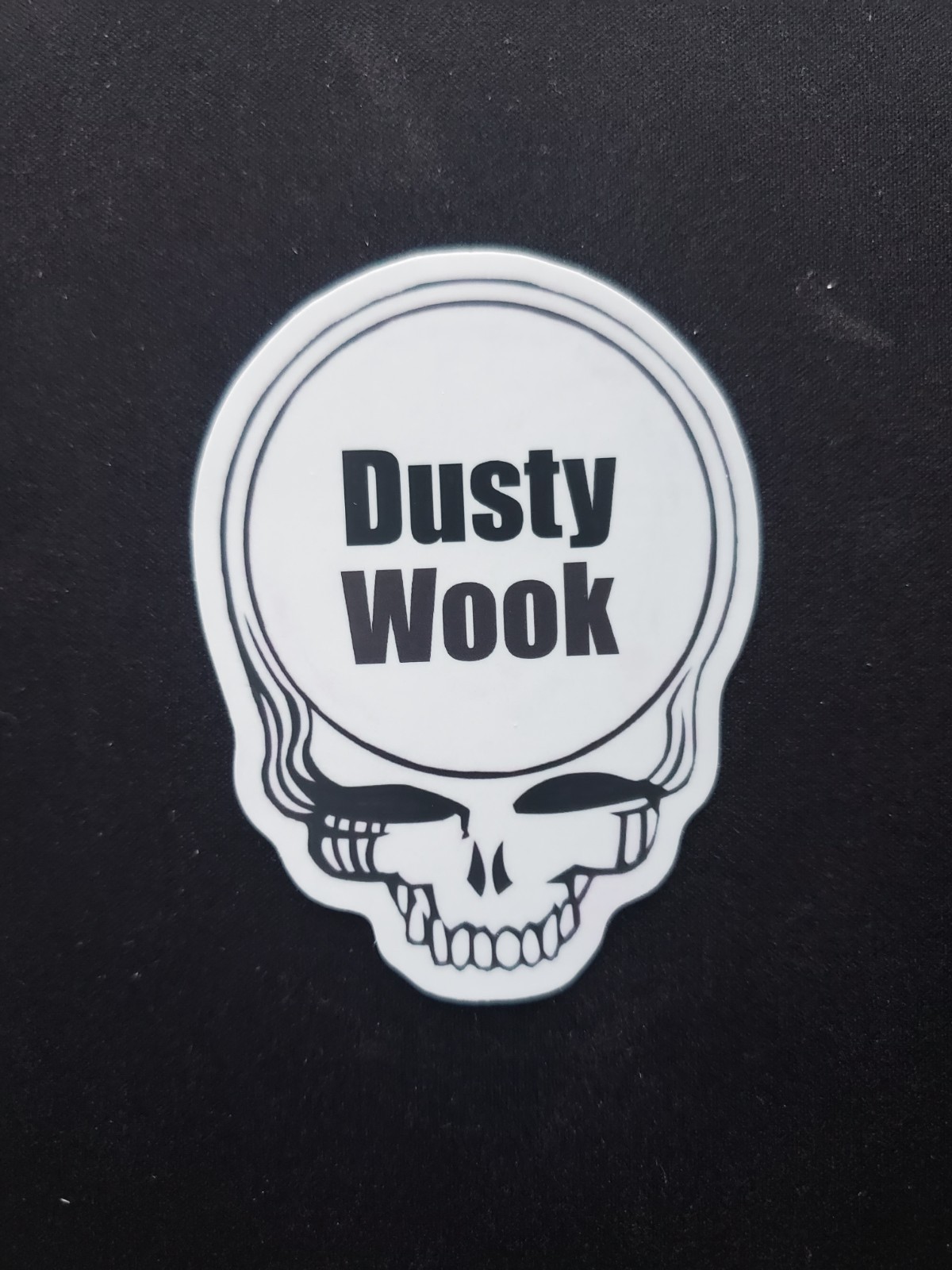 Dusty Wook Stealie grateful dead sticker