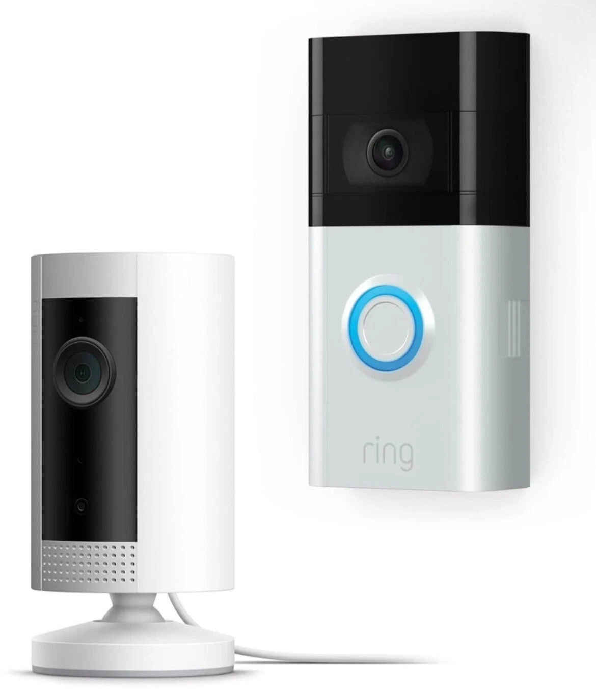 Ring Doorbell 3 Plus & Indoor Cam Bundle - 1080p HD Video Security
