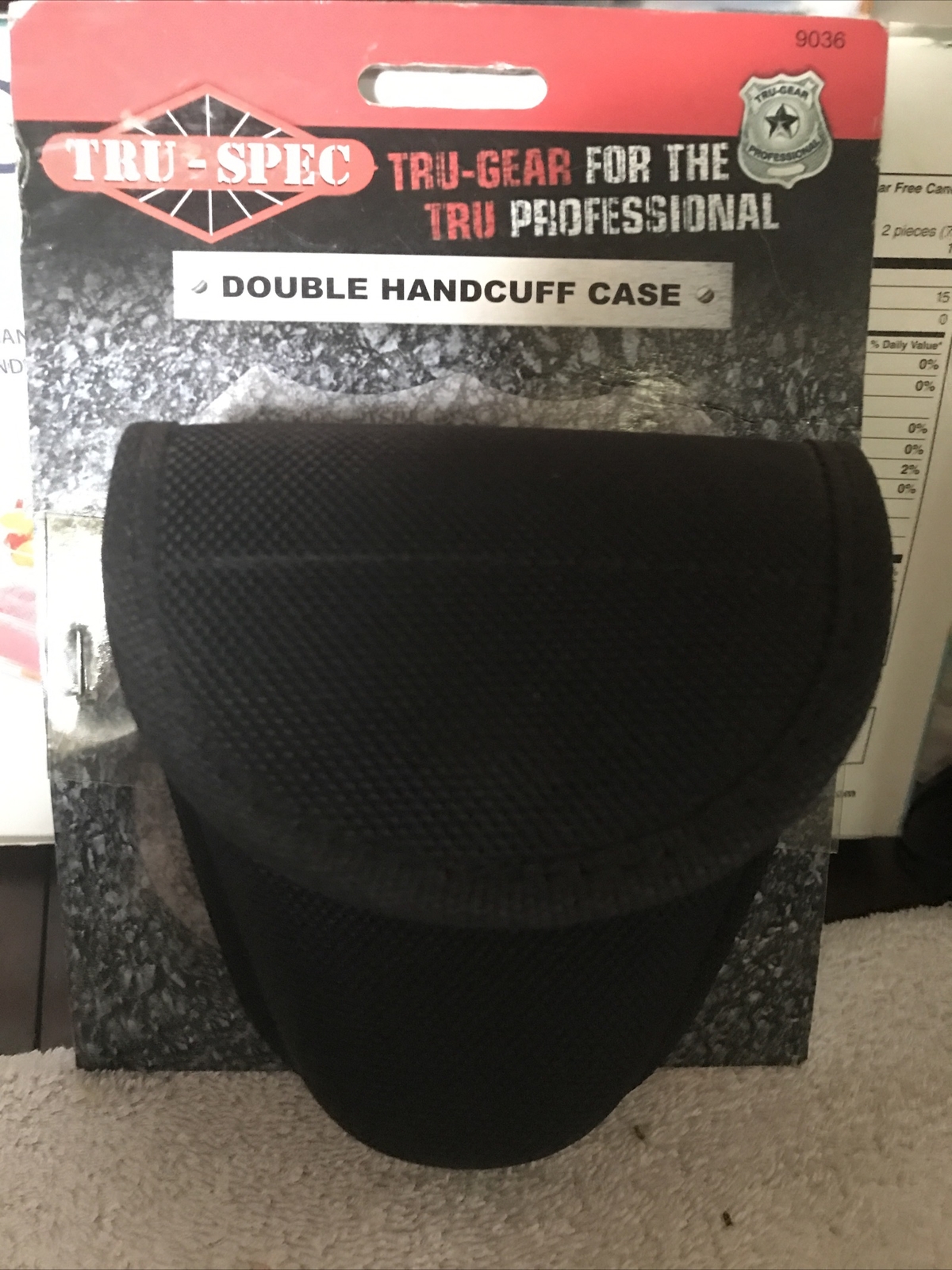 Tru-Spec Tru Gear Double Hsndcuff Case. Black