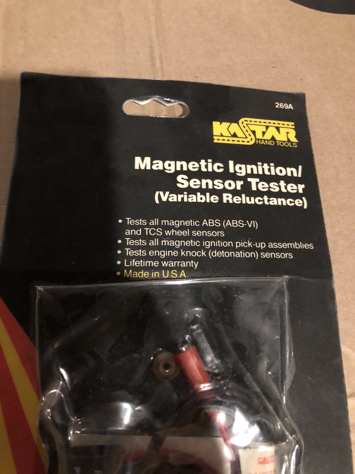 Magnetic Ignition / Sensor Tester Variable Reluctance KaStar Hand Tools 269A Abs
