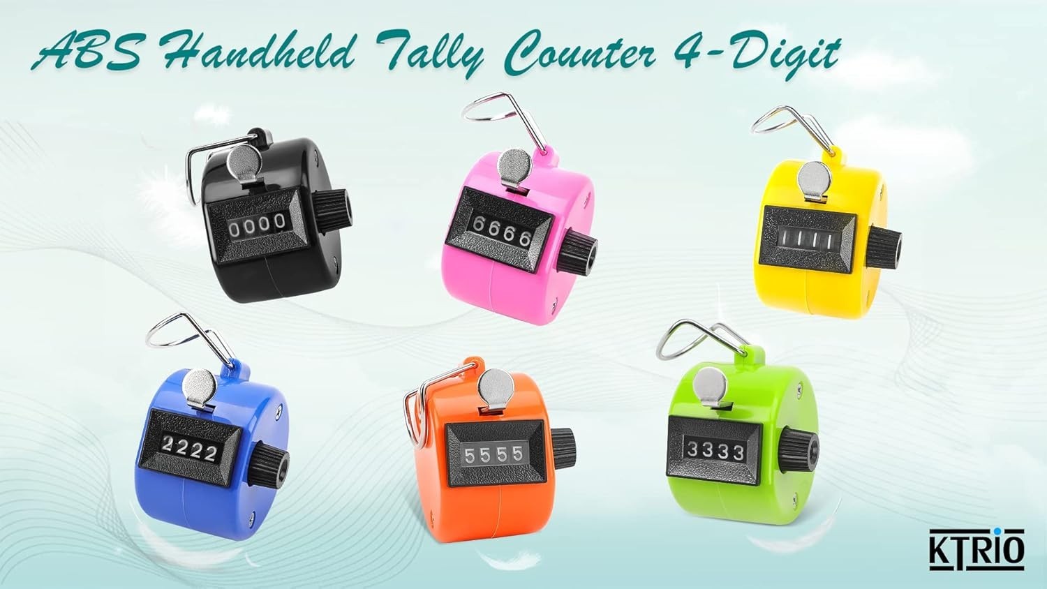 Versatile Battery-Free Clicker Counters - Perfect for Knitting, Coaching & More