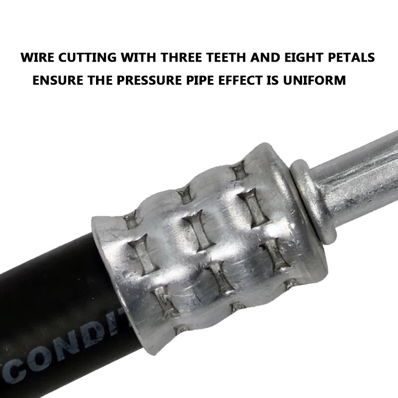 Manual Pipe Press Hydraulic Portable Air-conditioning Pipe Head Crimping Machine