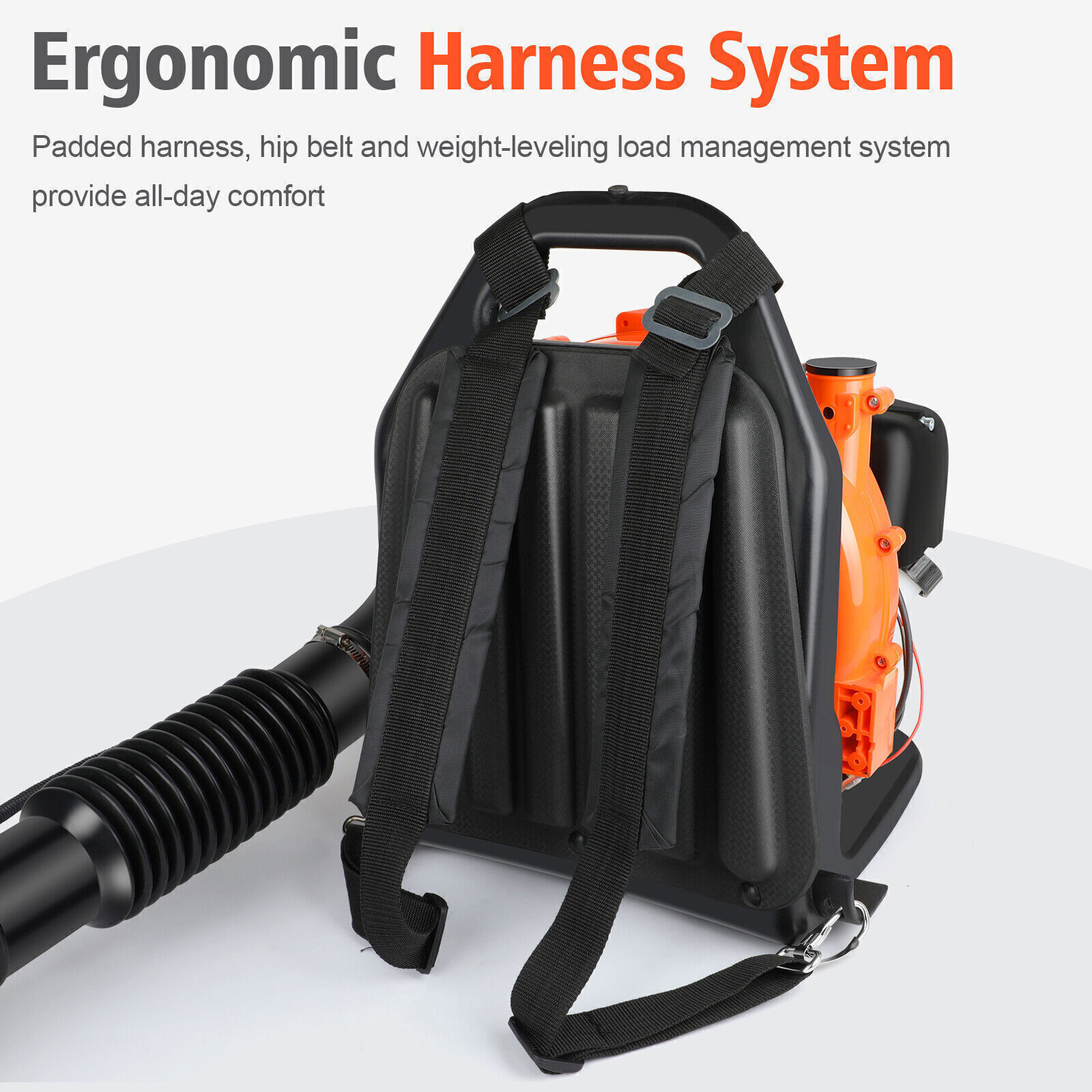 Air Leaf Blower Gas Powered Snow Blower 665 CFM 26CC/30CC/43CC 2-Stroke Engine