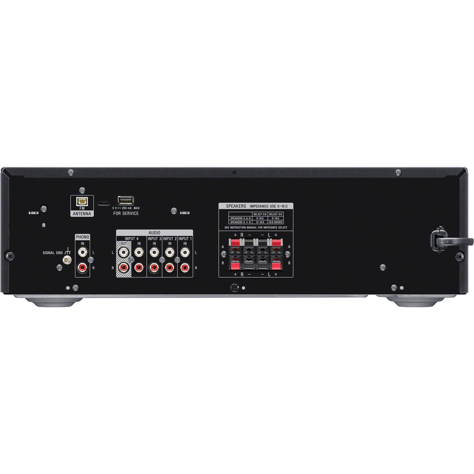 Sony 2-Channel Stereo Receiver with Bluetooth Phono & Aux Input - STR-DH190