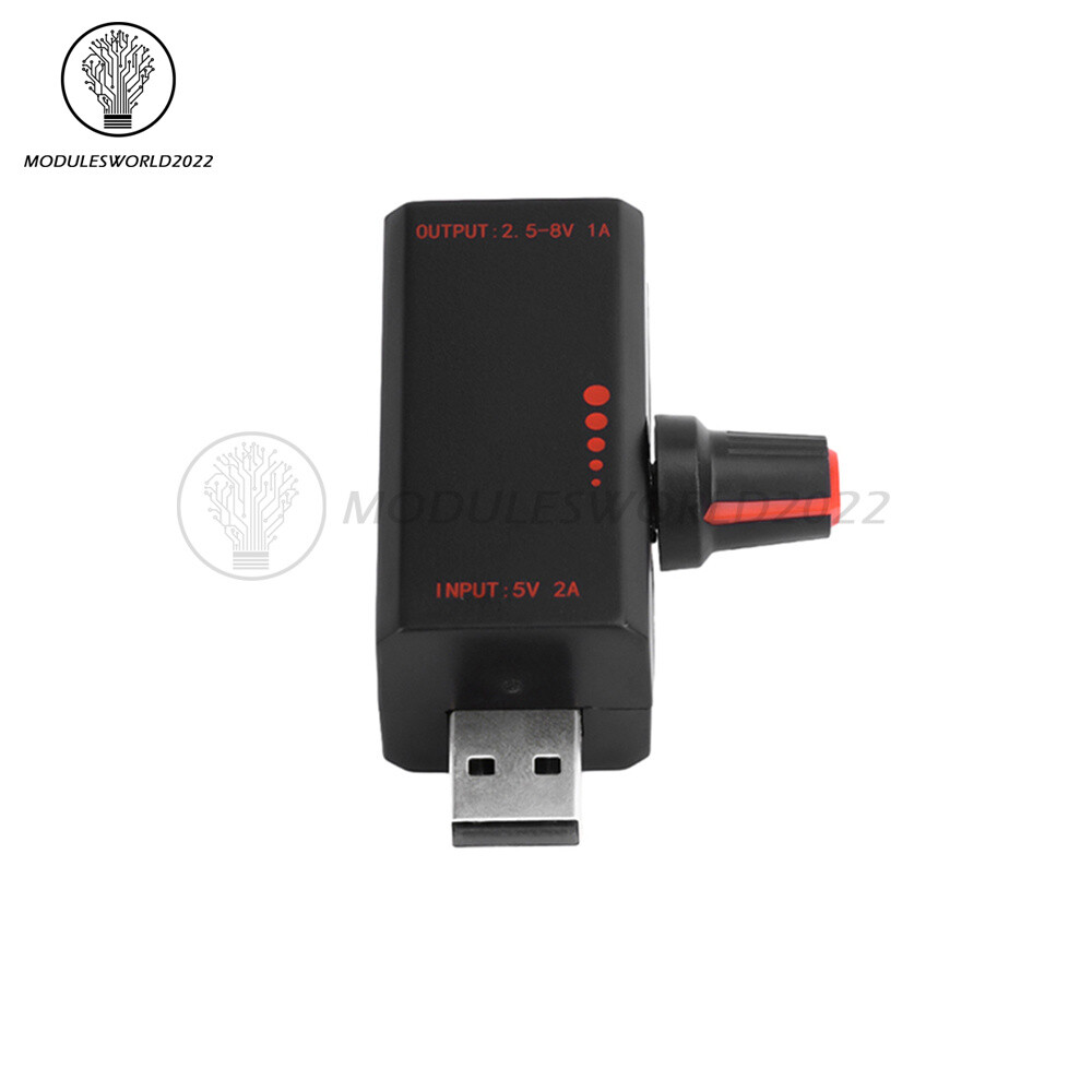 5W DC5V2A Fan Controller Stepless Speed Control w/ Switch USB Protection Type-C