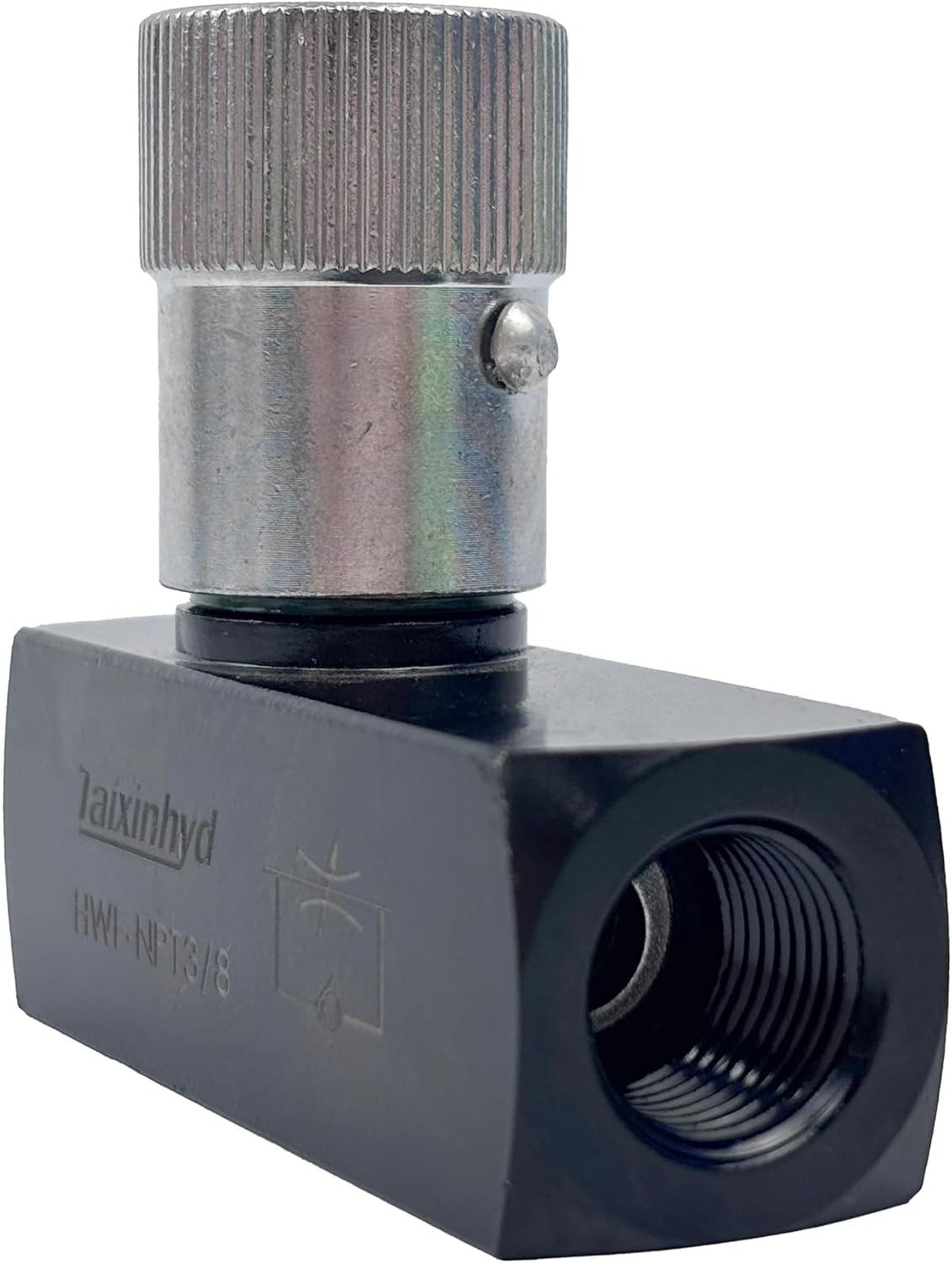 3/8 Inch NPT Hydraulic Needle Valve 5800PSI Two Way Throttle Check Valve