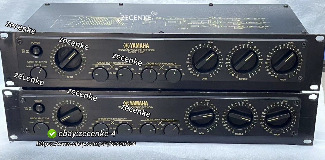 1pcs Yamaha F-1030 Three-Way Electronic Crossover