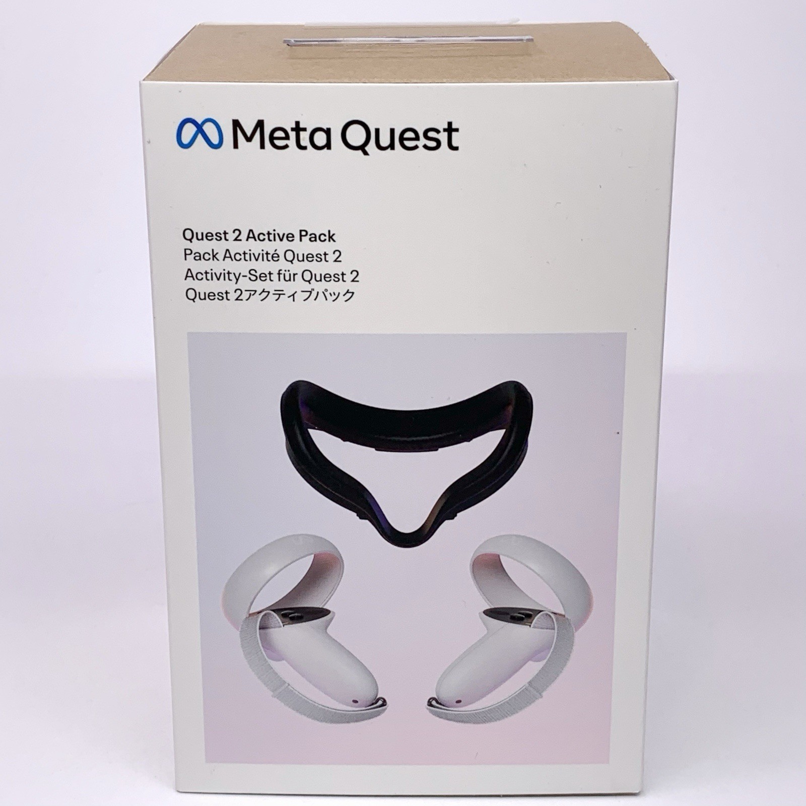 Meta Quest 2 Active Pack w/ Facial Interface, Wrist & Knuckle Straps New In Box!