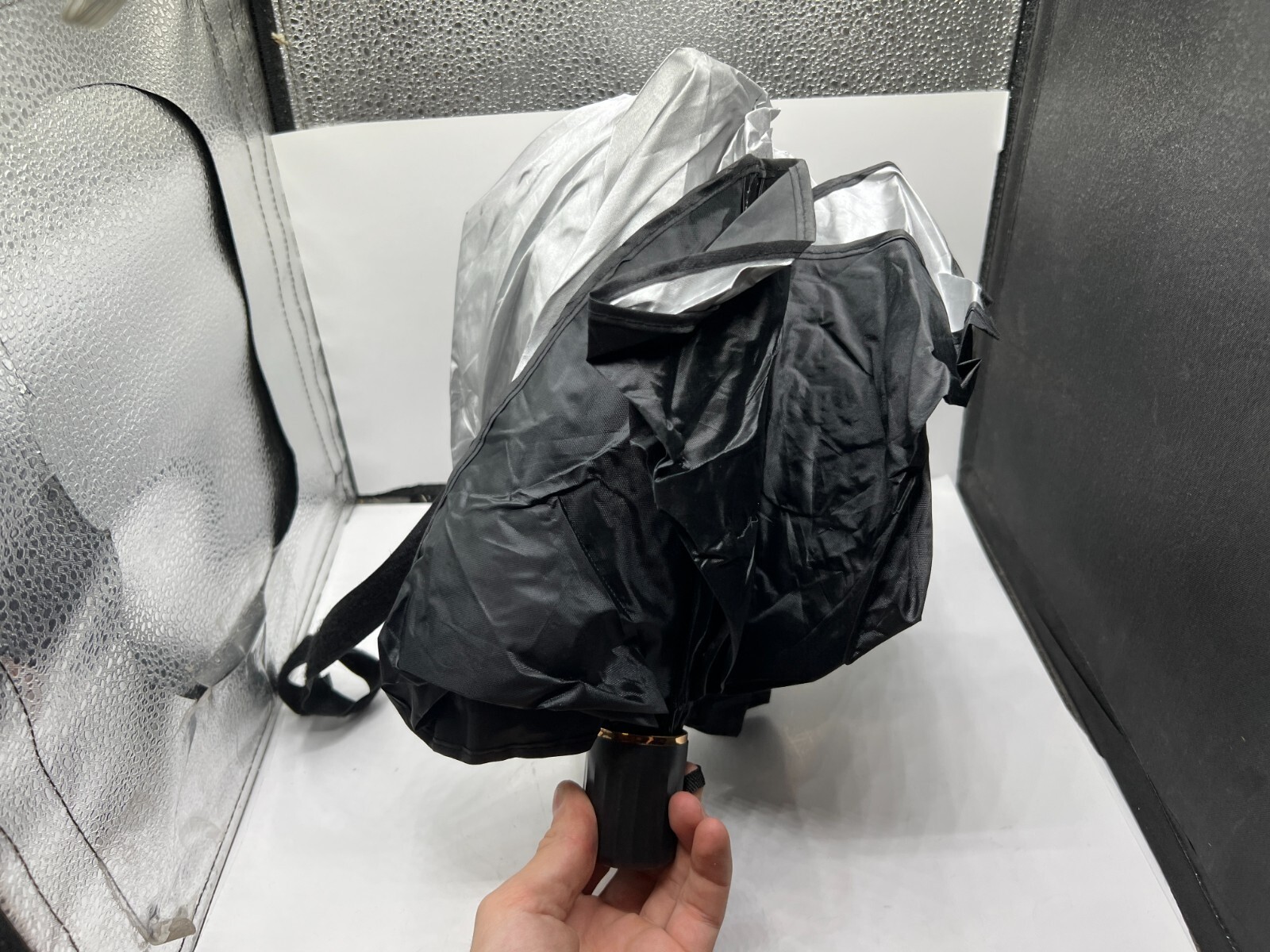 WALTER DRAKE Windshield Umbrella Buddy 373501 Black