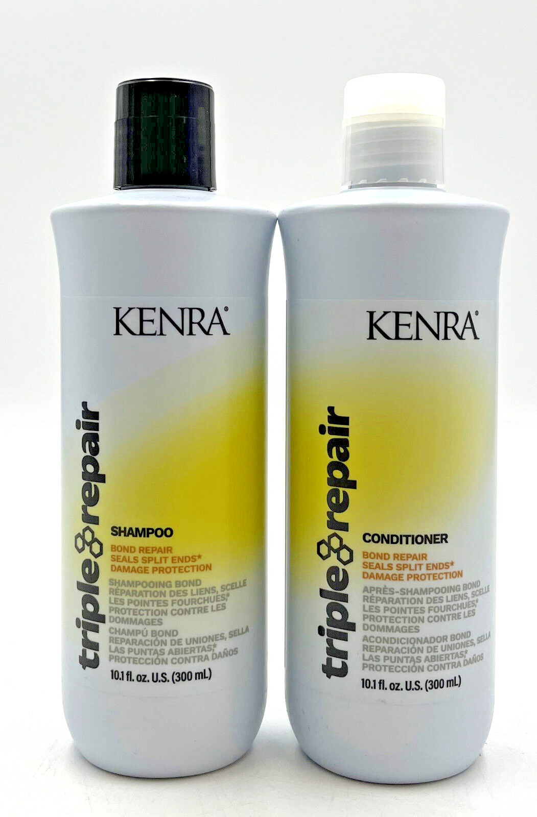Kenra Triple Repair Shampoo & Conditioner For Bond Repair 10.1 oz Duo
