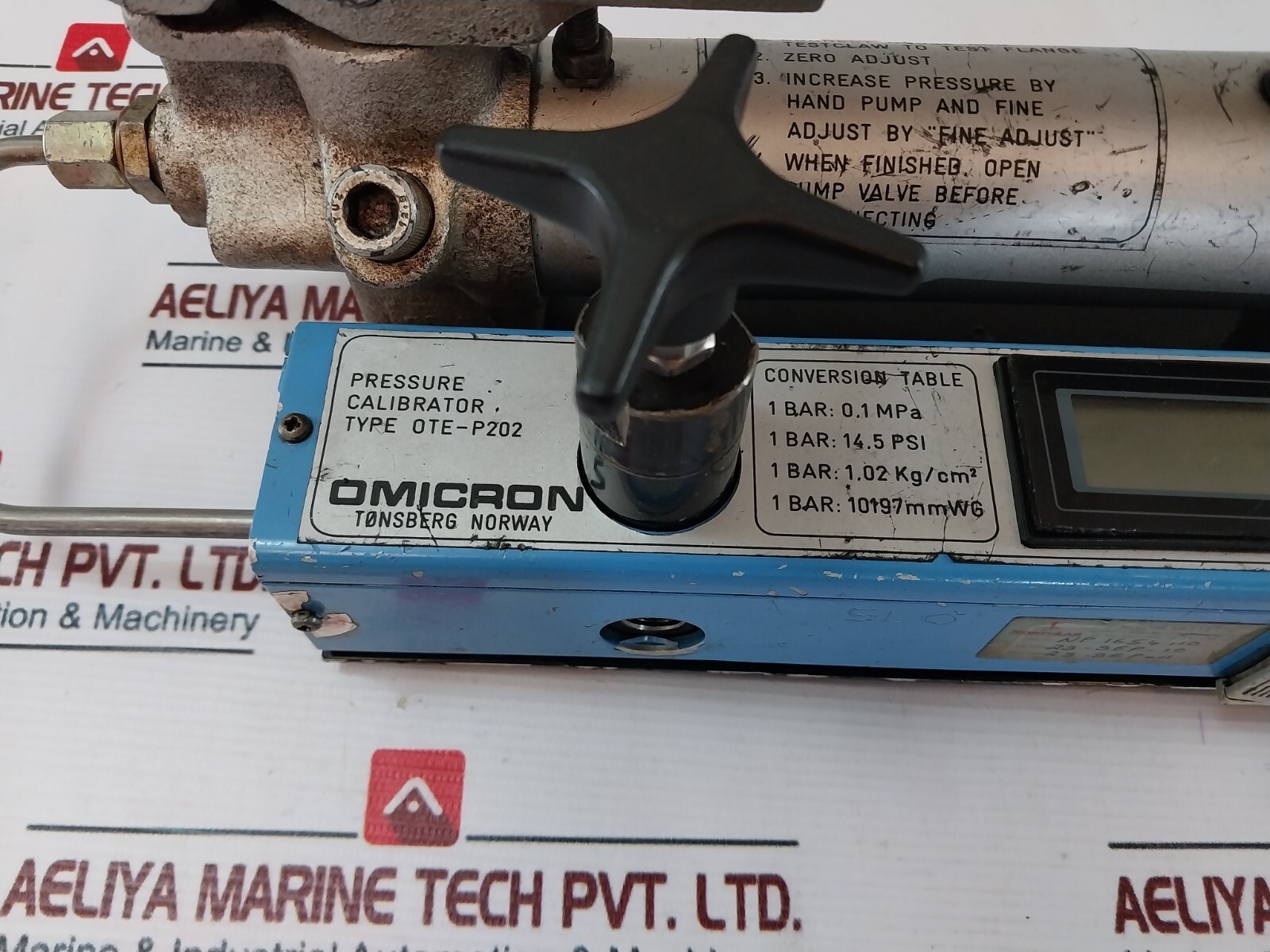Omicron Ote-p202 Pressure Calibrator