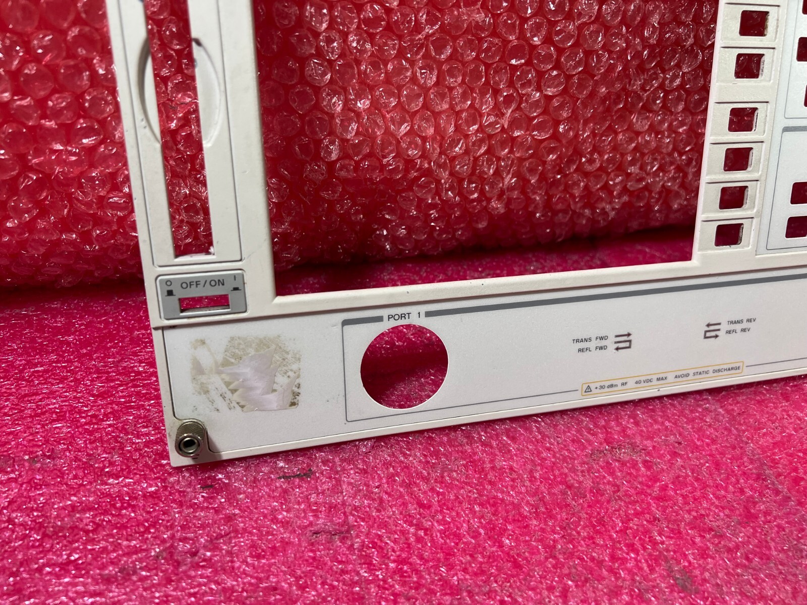 HP Agilent 8719D Vector Network Analyzer ''Panel only''
