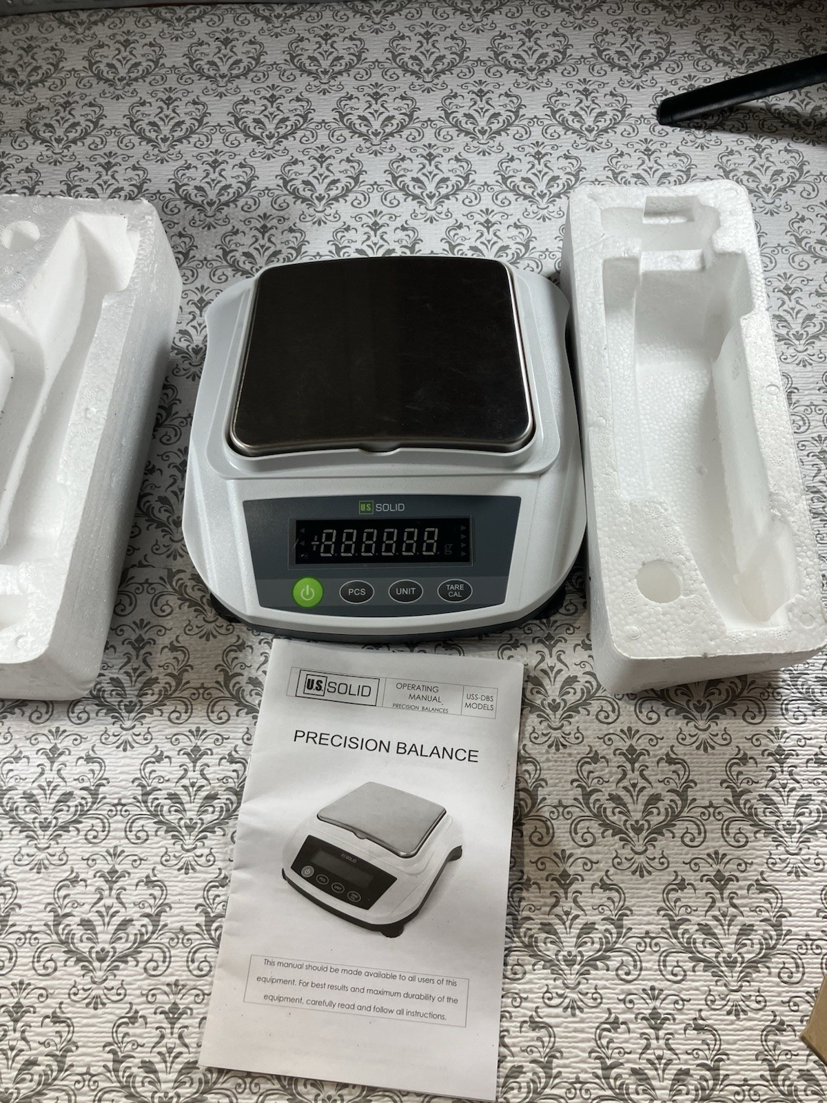U.S. Solid 3000g x 0.01 g Precision Balance AC/DC Power Supply Missing