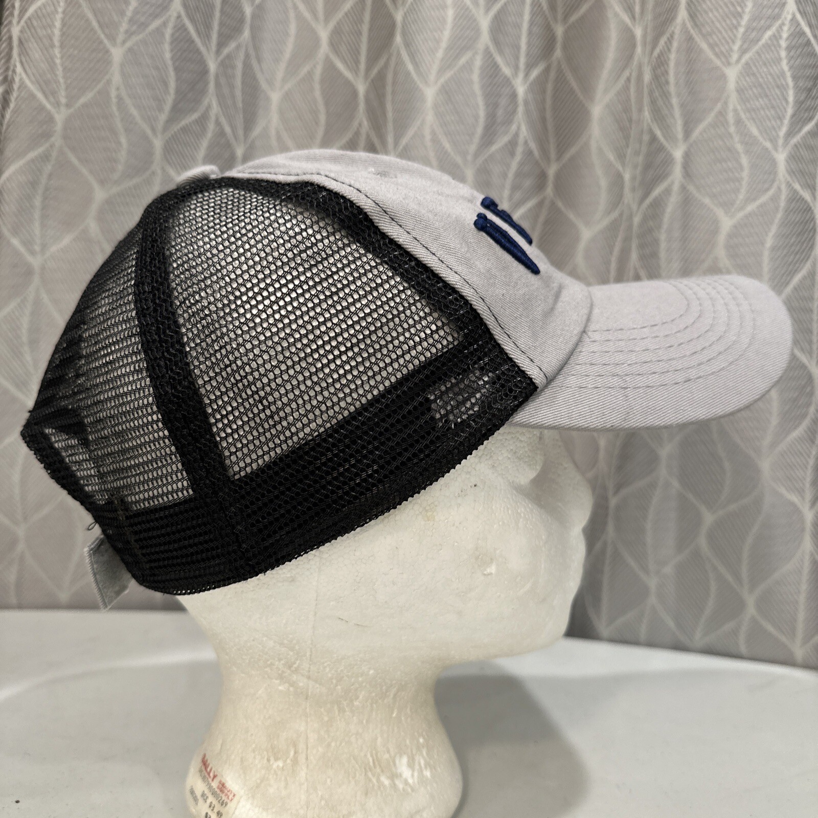 Florida Venice Florida Trucker Hat Blue Gray with Black Mesh Hook Loop