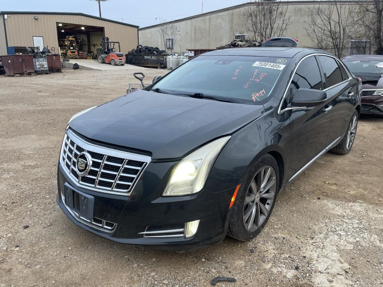 Driver Left Sun Visor Cloth Fits 13-17 XTS 1011211