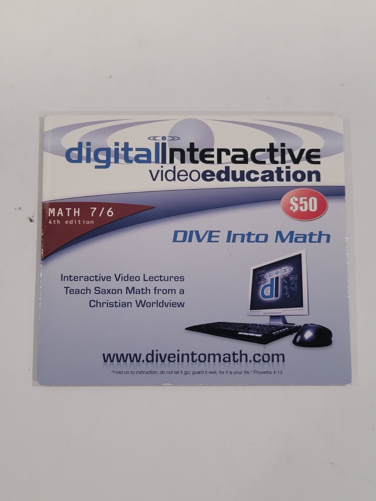 Digital Interactive Video Education - Dive Into Math - Math 7/6 4th Ed PC CD-ROM
