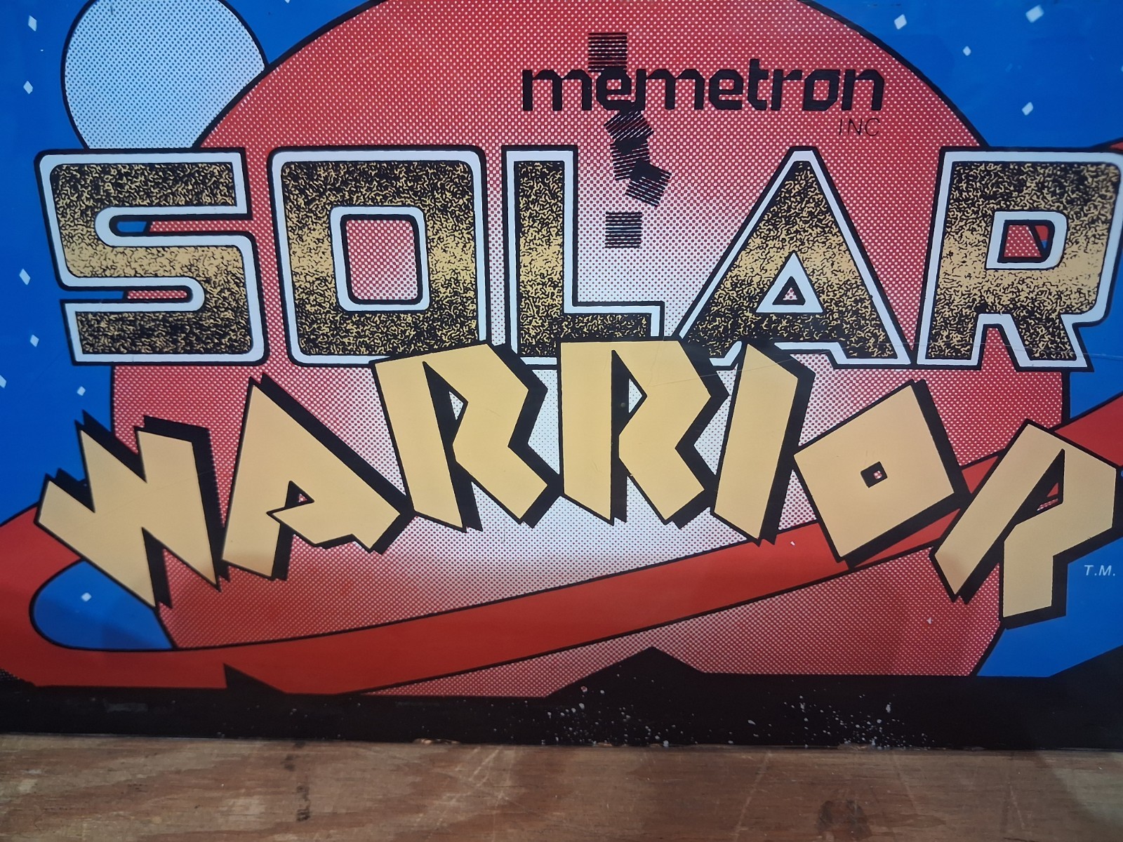 MEMETRON SOLAR WARRIOR VINTAGE ARCADE CONVERSION KIT