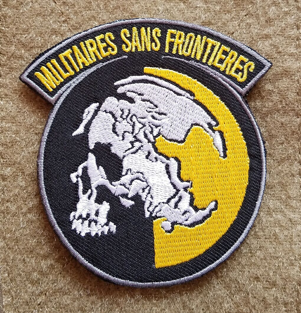 METAL GEAR SOLID MGS PEACE WALKER MILITAIRES SANS FRONTIERES HOOK LOOP PATCH
