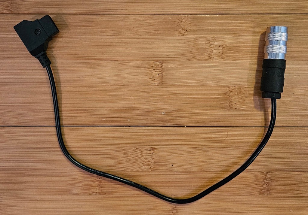 Bolex MST 7-pin Power Cable, Unregulated D-Tap, ~40cm (16")