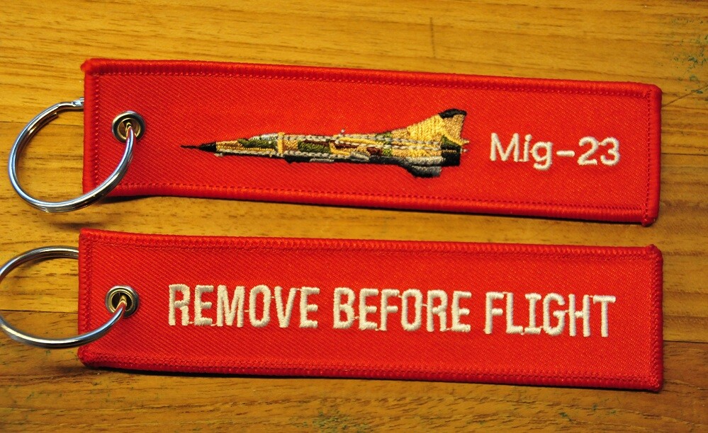 keychain keyring Mig-23 bagage tag