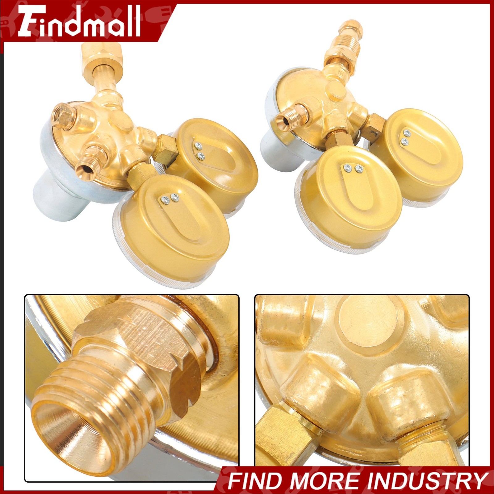 Acetylene Oxygen Gas Welding Regulator Pressure Gauge Fit Solid Brass Set