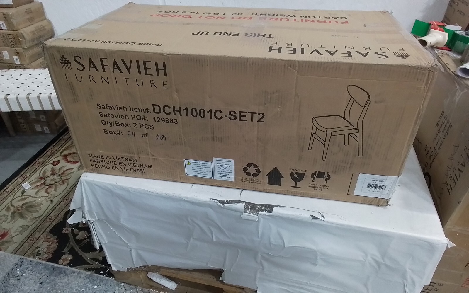 Safavieh LUCCA RETRO DINING CHAIR, Reduced Price 2172748729 DCH1001C-SET2