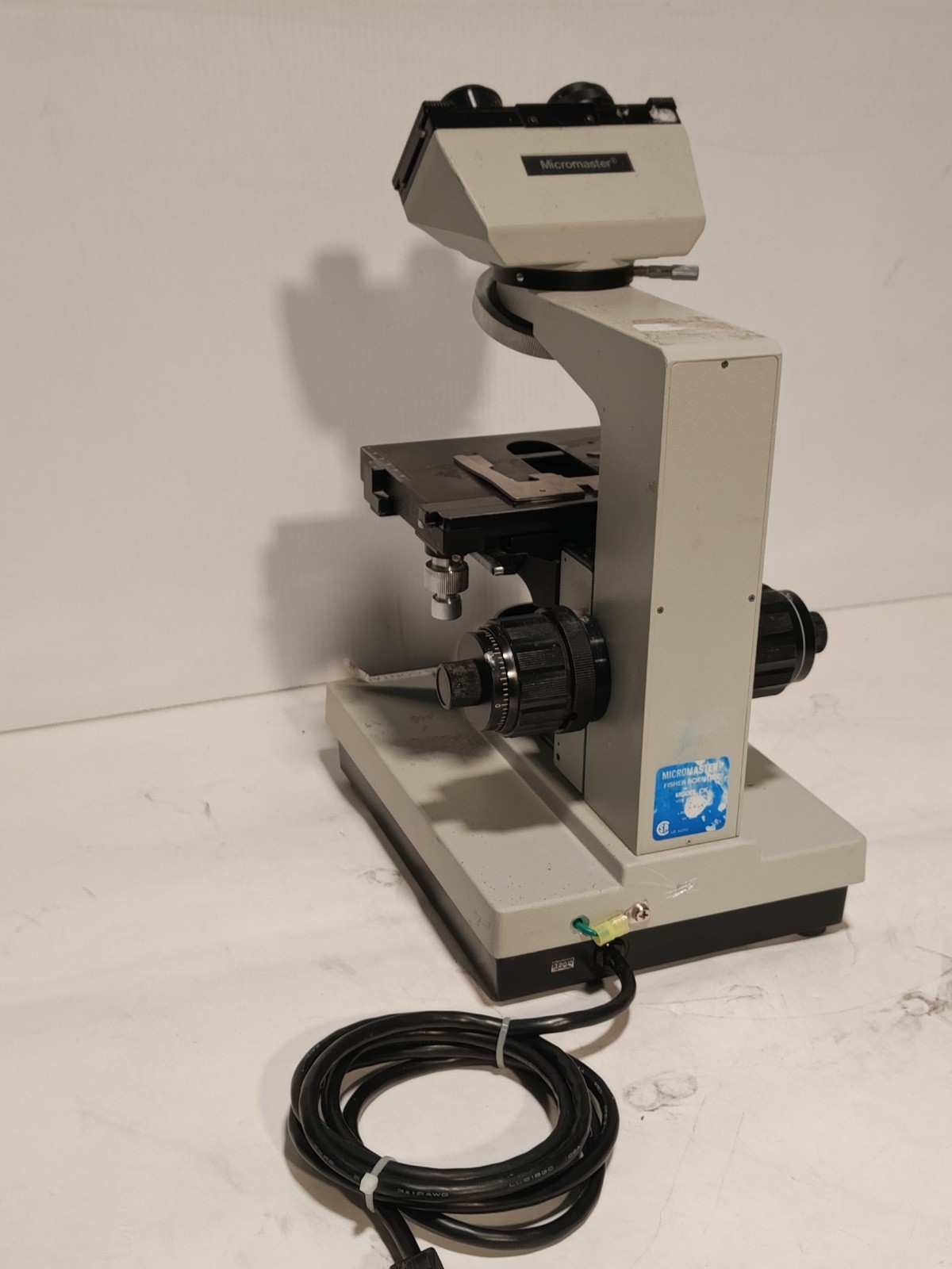 Fisher Scientific Micromaster Model CK Compound Microscope As Shown