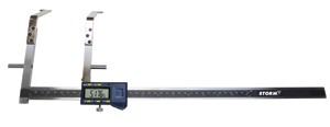 Central Storm Tools 3B631 2" to 18" Digital Wheels on Drum Gage for Brakes