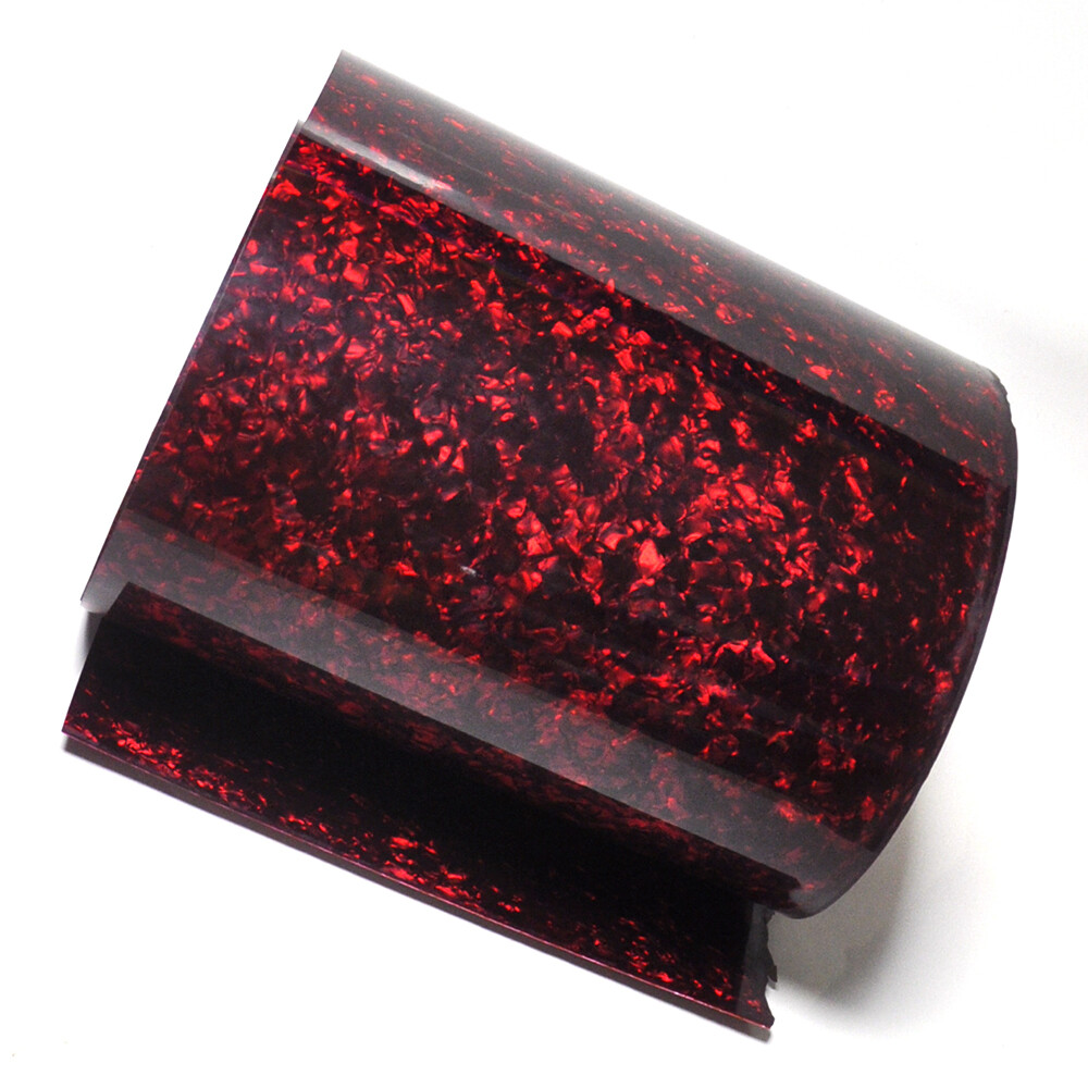 16" x 60" Drum Wrap 0.46mm Musical Instrument Deco Sheet Red Pearl