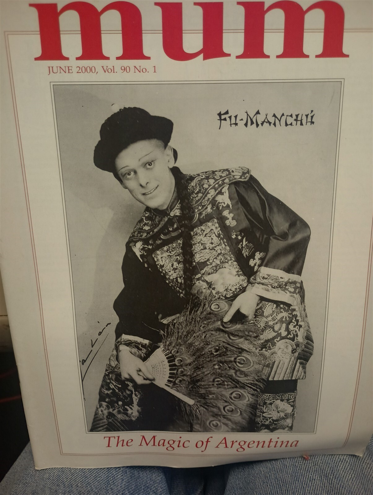Fu-Manchu MUM Society of American Magicians Magazine Issue June 2000