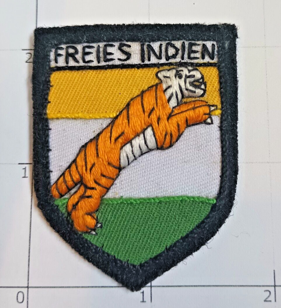 Free India Freies Indien Foreign Legion German WW2 Badge Wehrmacht Azad Hind