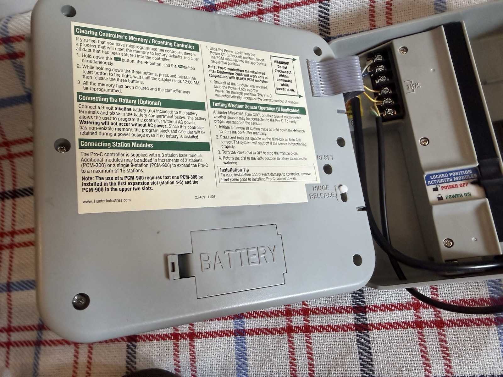 Hunter Pro-C Irrigation Sprinkler Controller PC-300i