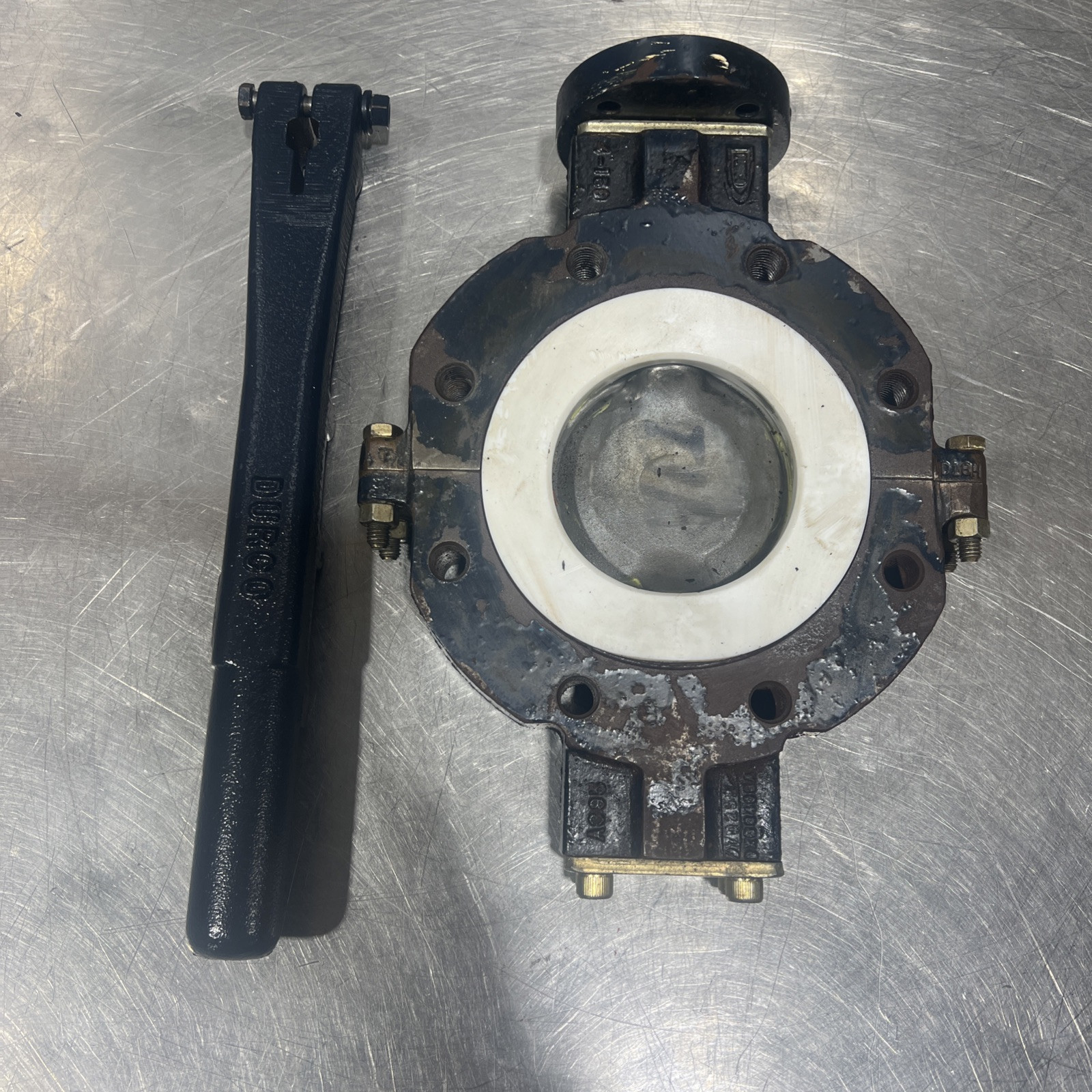 Durco / Flowserve Butterfly Valve BTL 489V Nos Surplus