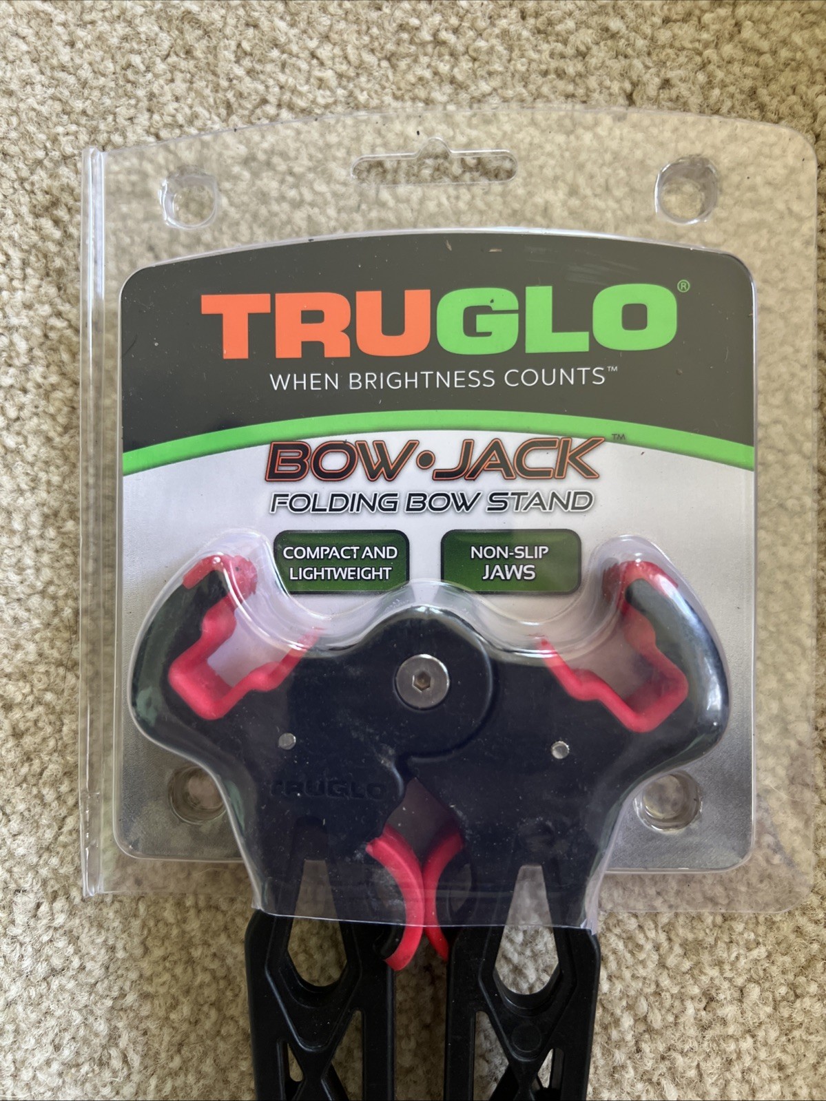 TruGlo Bow Jack Folding Stand Lightweight Portable Bow Support for Archery