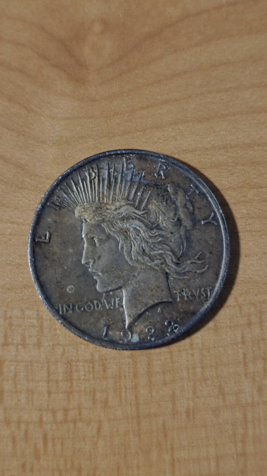 1922 - S Liberty Peace Silver Dollar Coin