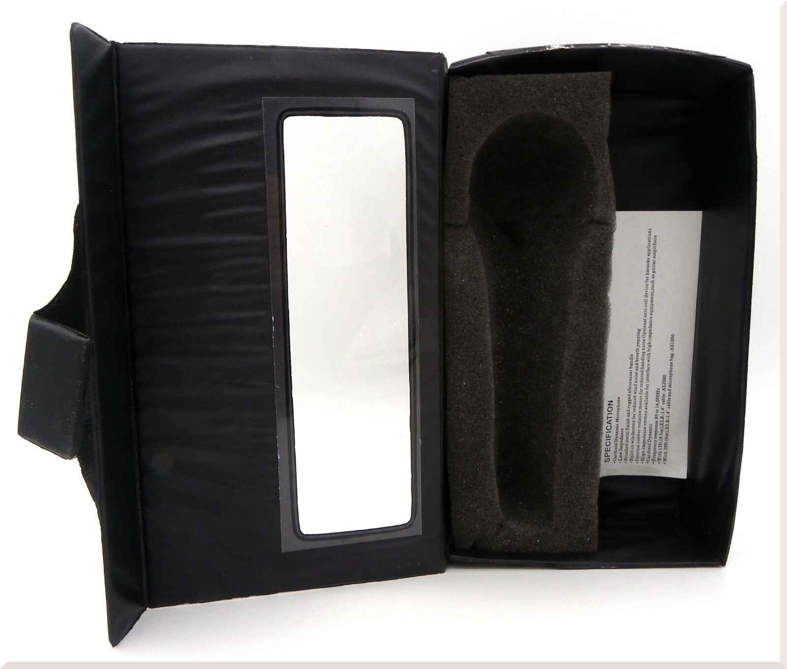 Black AudioStream Karaoke AS-2000 Dynamic With Microphone AS1000