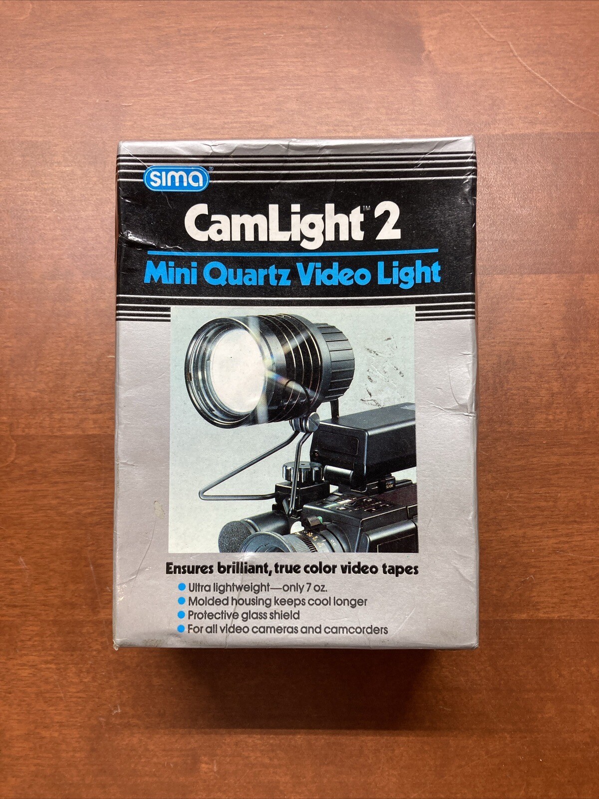 Vintage Sima Camlight 2 Mini Quartz Video Light  (TESTED WORKS)