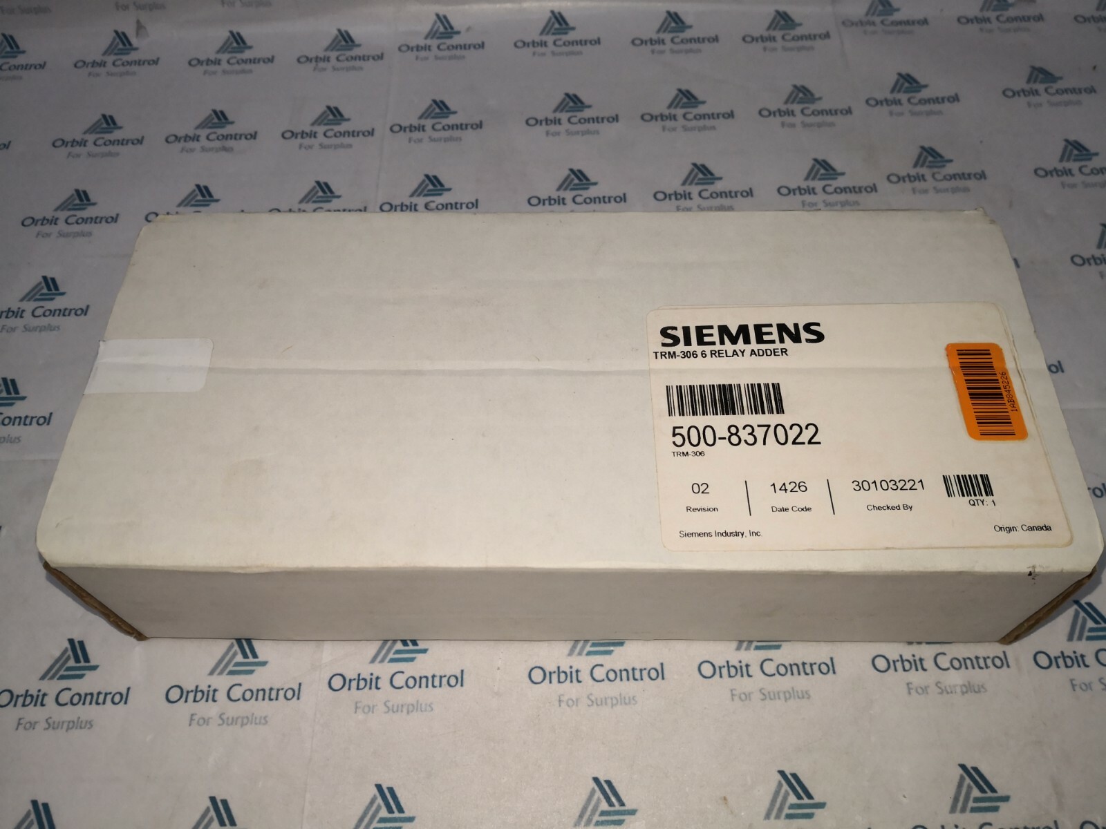 Siemens TRM-306 6-Relay Adder RM-306 Relay Module