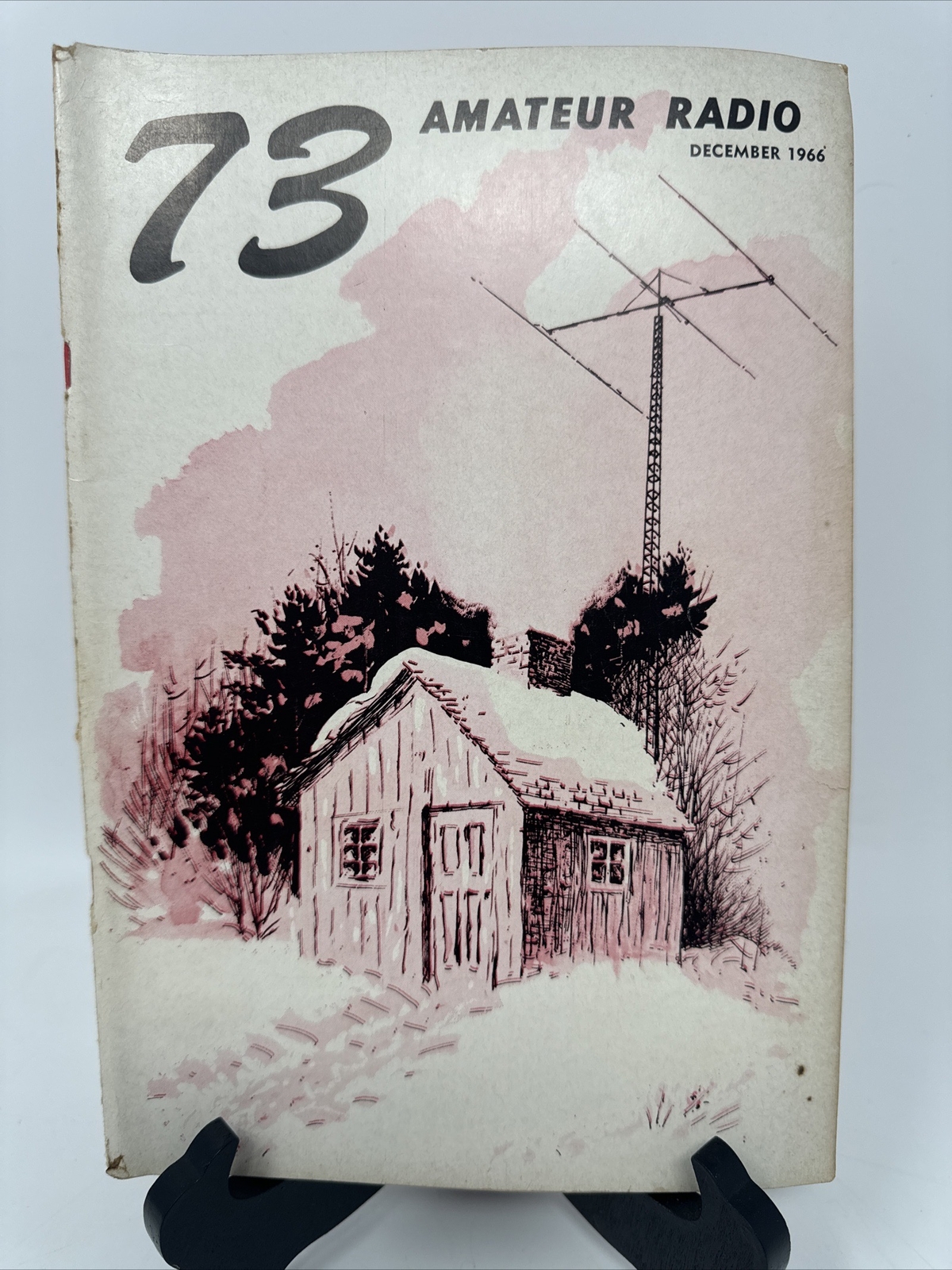 Vintage Amateur Radio 73 Magazine December 1966 HAM Radio Equipment FCC ARRL