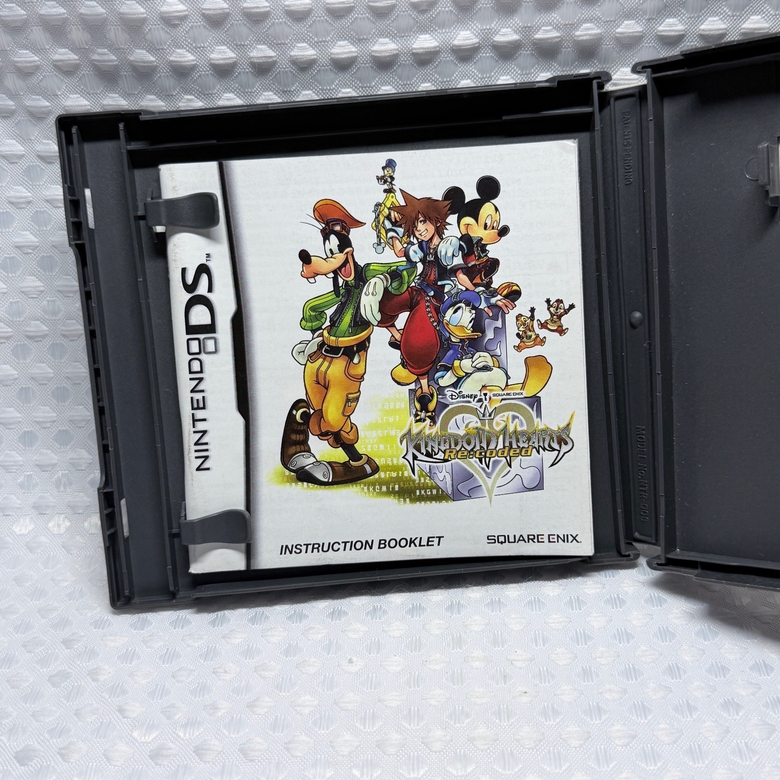 Kingdom Hearts Re Coded Nintendo DS Case & Manual Only No Game Authentic