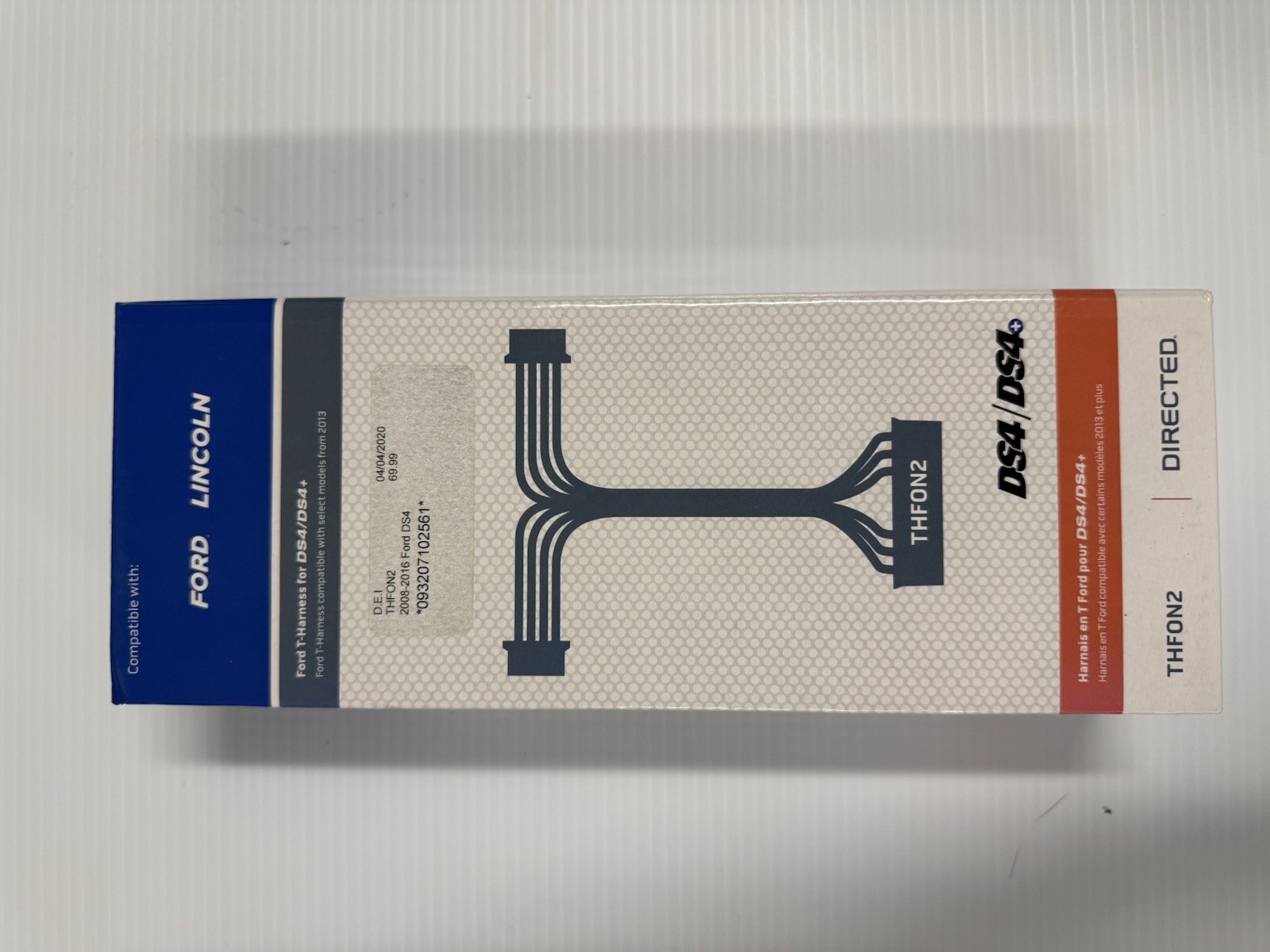 Directed THFON2 DS4 T-Harness For Select Ford & Lincoln Vehicles Black
