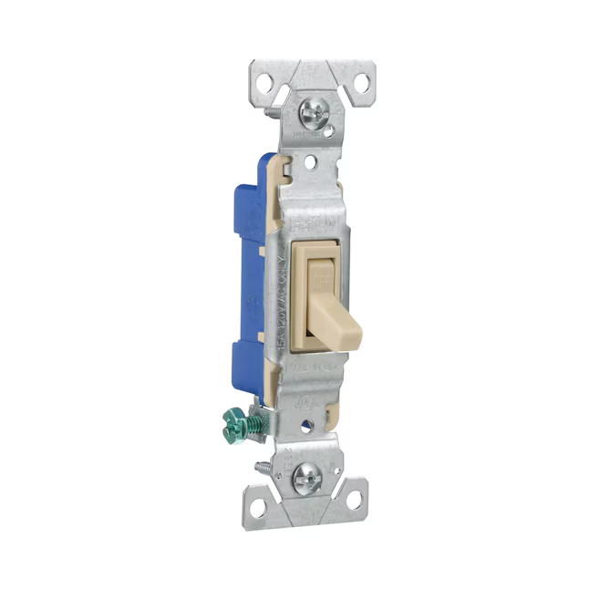 Eaton 15-amp Single-pole Toggle Light Switch
