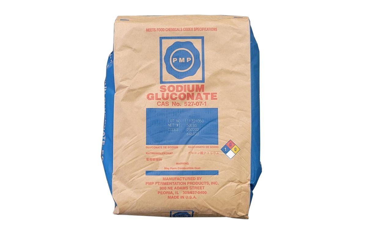 Sodium Gluconate FCC PMP [CAS_527-07-1] 98+%  White to Yellowish Crystal 50 LB