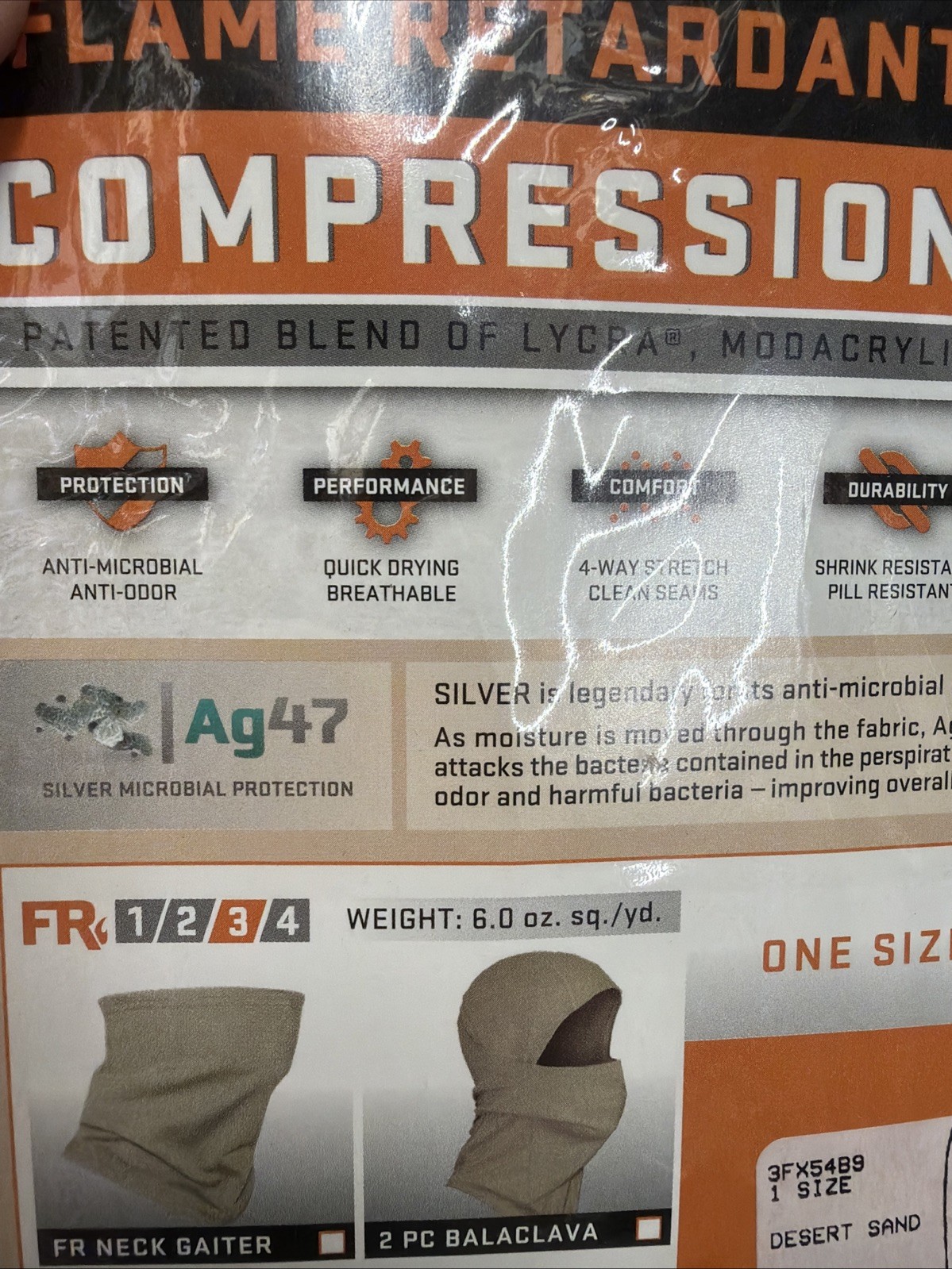XGO Fire Retardant Compression Balaclava Desert Sand