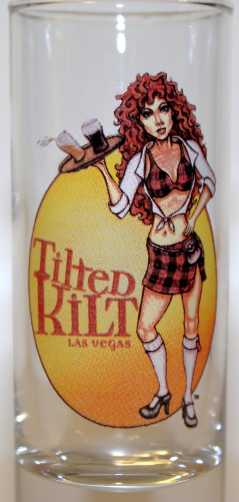 TILTED KILT Las Vegas SHOT GLASS SHOOTER - Waitress Girl