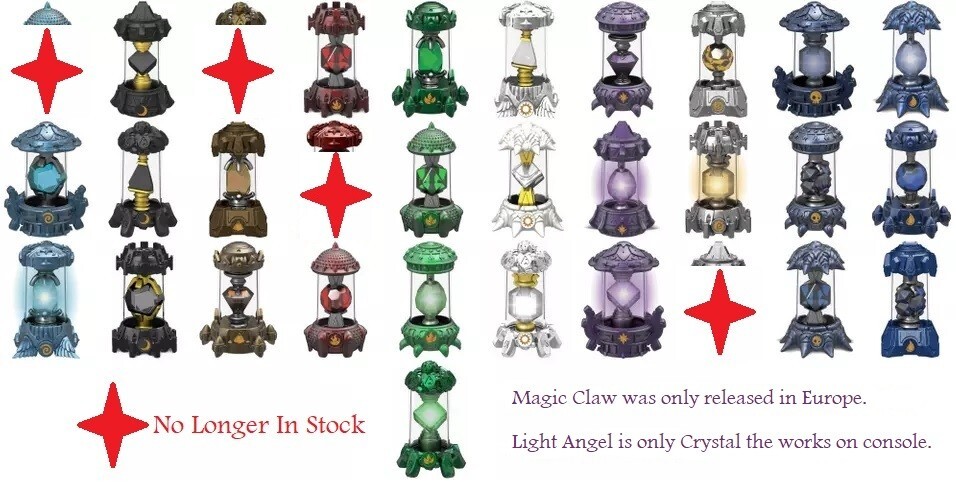 Skylanders Imaginators NFC Cards Creation Crystals